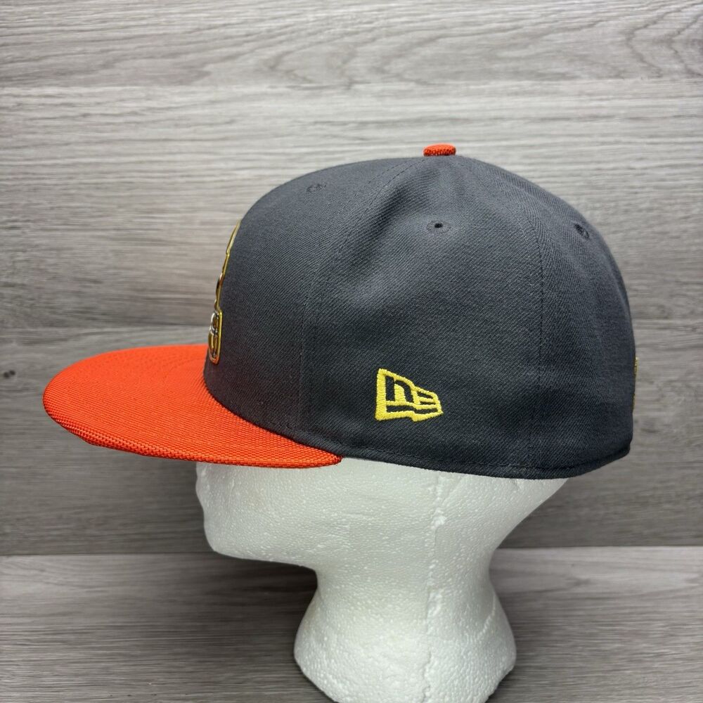 NFL Cleveland Browns New Era 59Fifty Fitted Hat Size 7 1/4 Brown Orange Brimmed - Picture 3 of 11